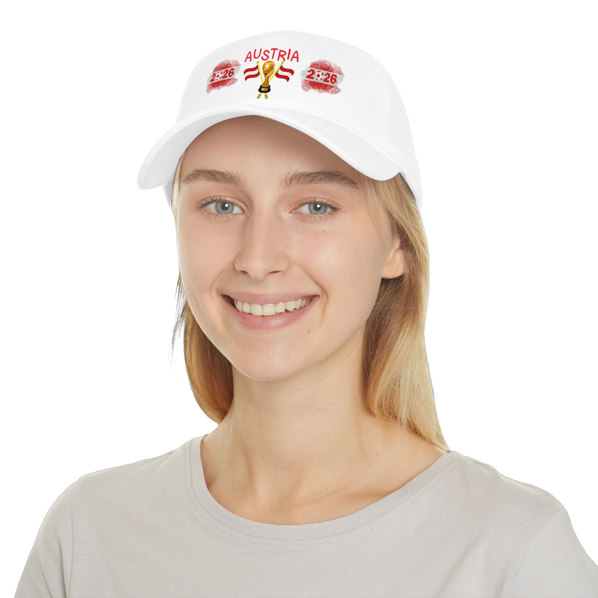 Austria Baseball Cap — Austria 2026 Soccer Cup Trophy Design