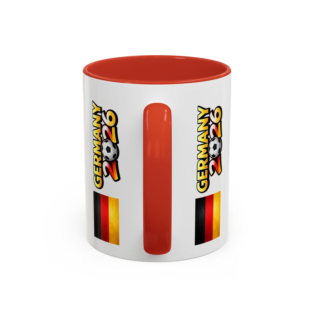 Germany 2026 Football Cup Coffee Mug – Soccer Fan Germany 2026 Accent Mug