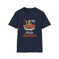 Hello Summer Skeleton T-Shirt — Retro Beach Vacation Tee