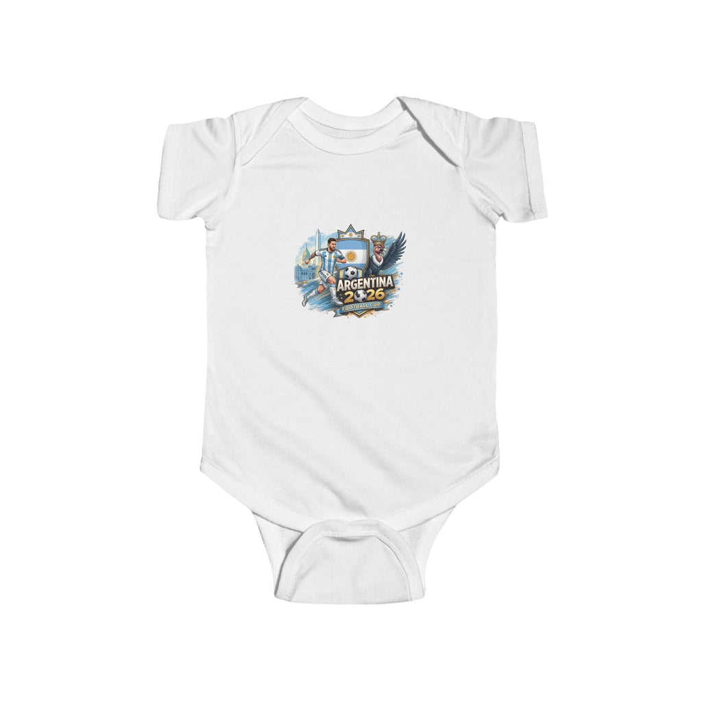 Argentina Baby Bodysuit – Cute Argentina Map & Crest Infant Onesie