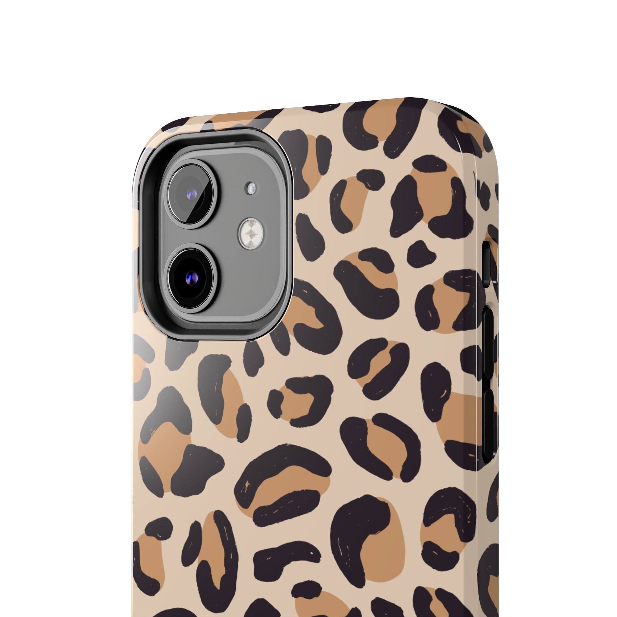 Leopard Print Tough Phone Case – Durable Glam Protective Cover