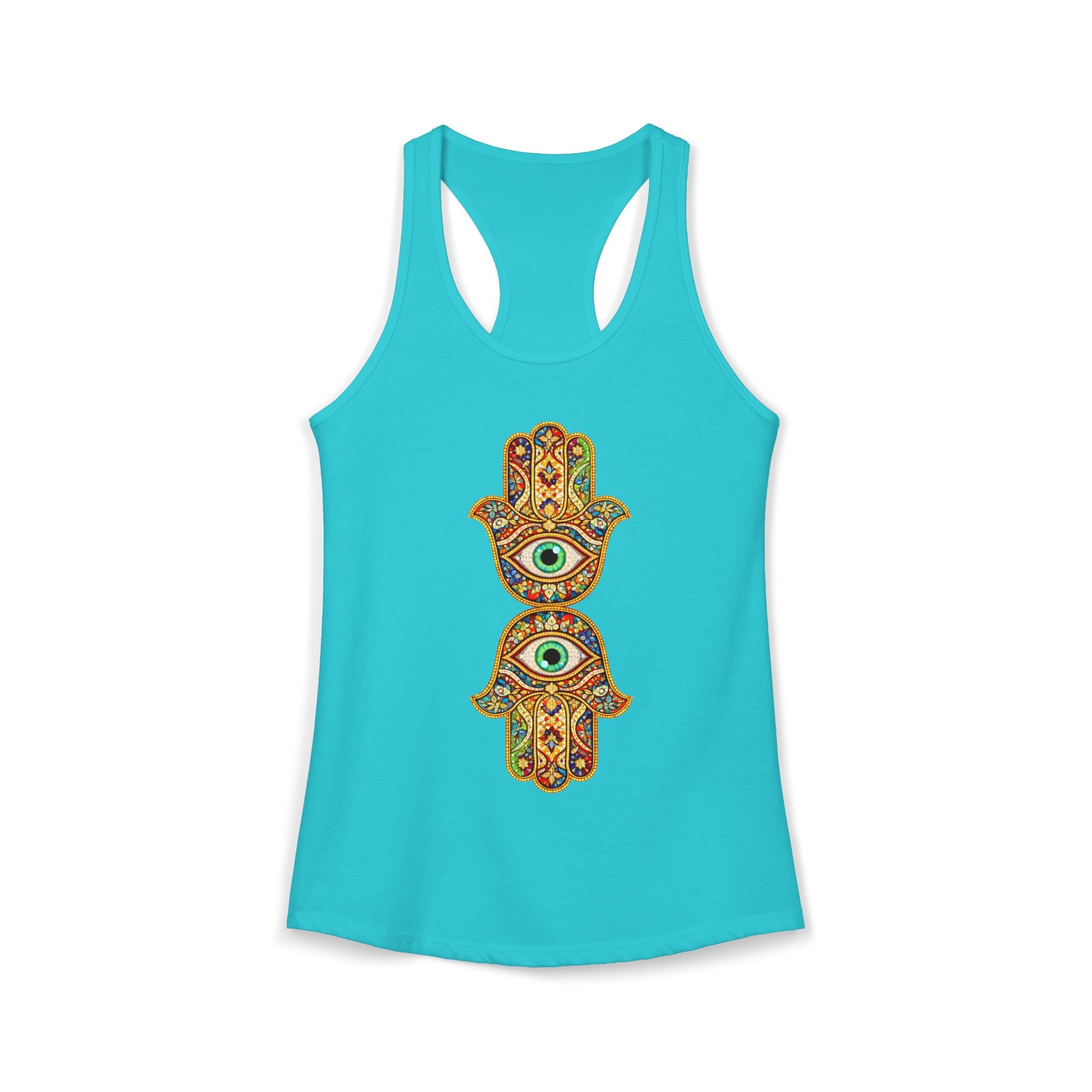 Women's Ideal Racerback Tank evil eye