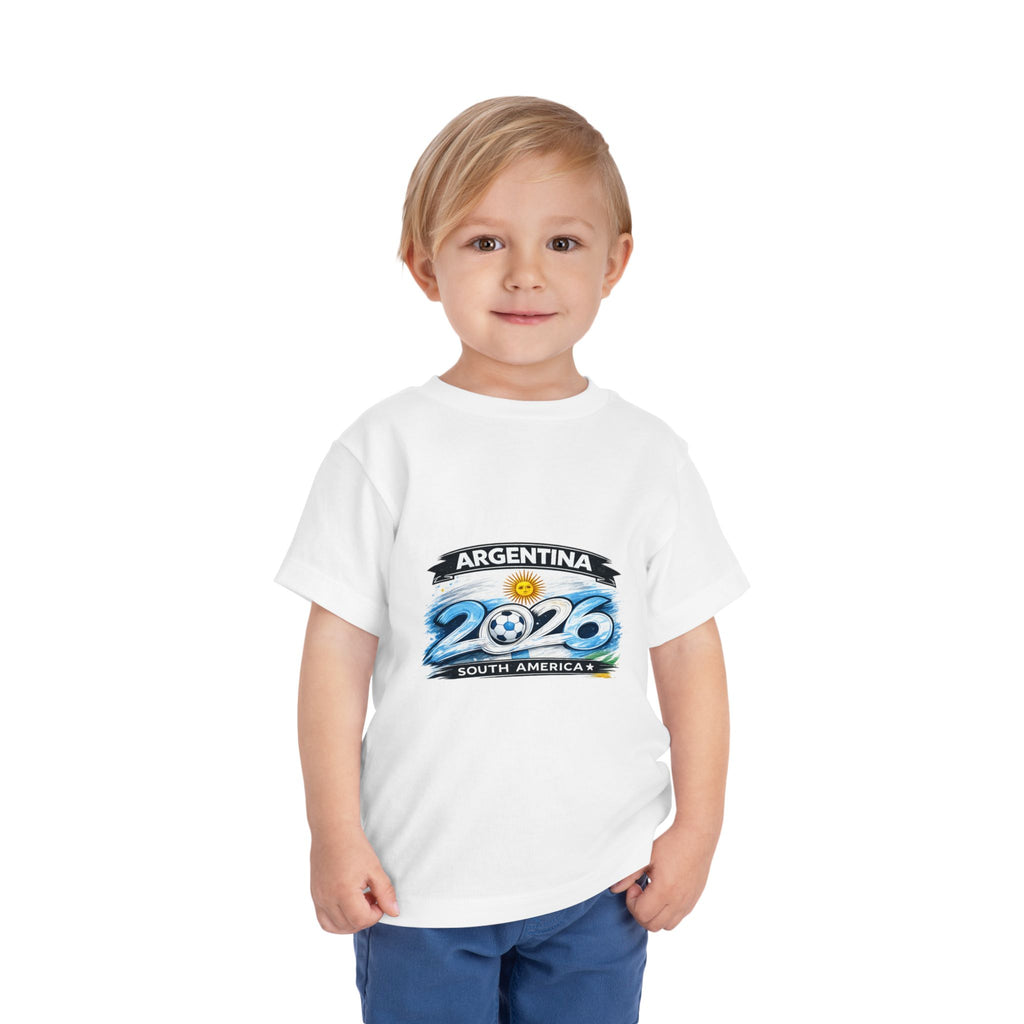 Argentina 2026 Toddler Tee – Messi Soccer Argentina Cup Kids Shirt