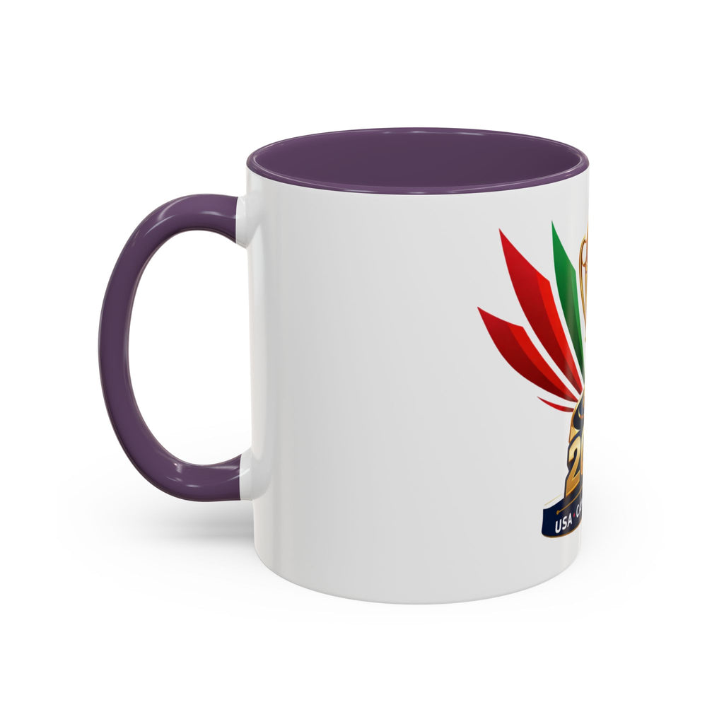 2026 Championship Coffee Mug — USA Canada Mexico Tournament Trophy Accent