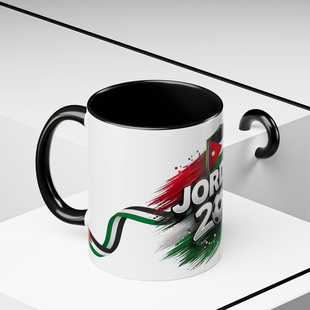 Jordan 2026 Soccer Accent Coffee Mug – Jordan Flag Football Fan Gift (11/15oz)