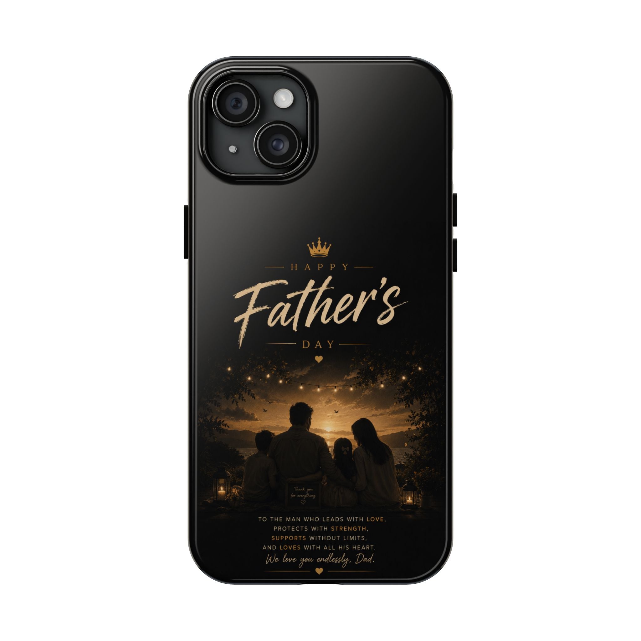 Father’s Day Tough Phone Case — Personalized Sentimental Nightscape Design