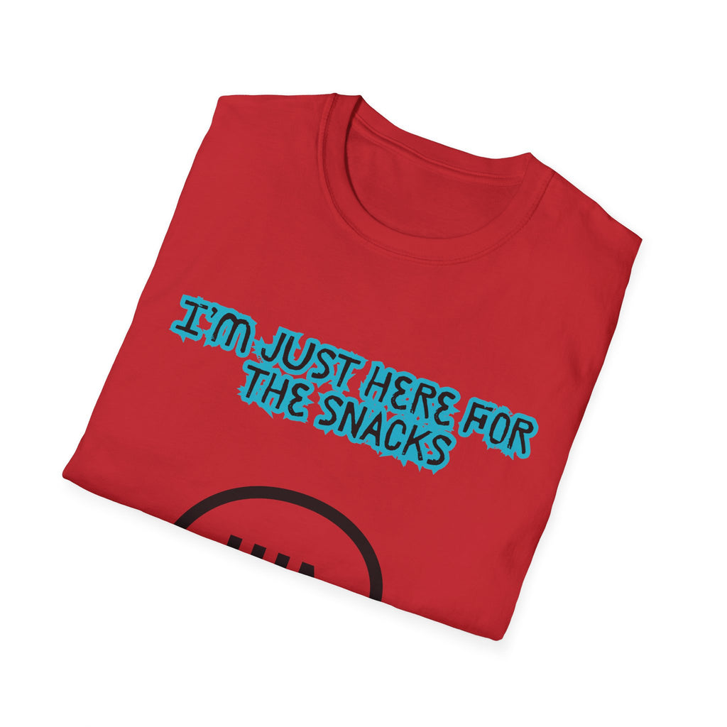 I’m Just Here for the Snacks Unisex Softstyle T-Shirt