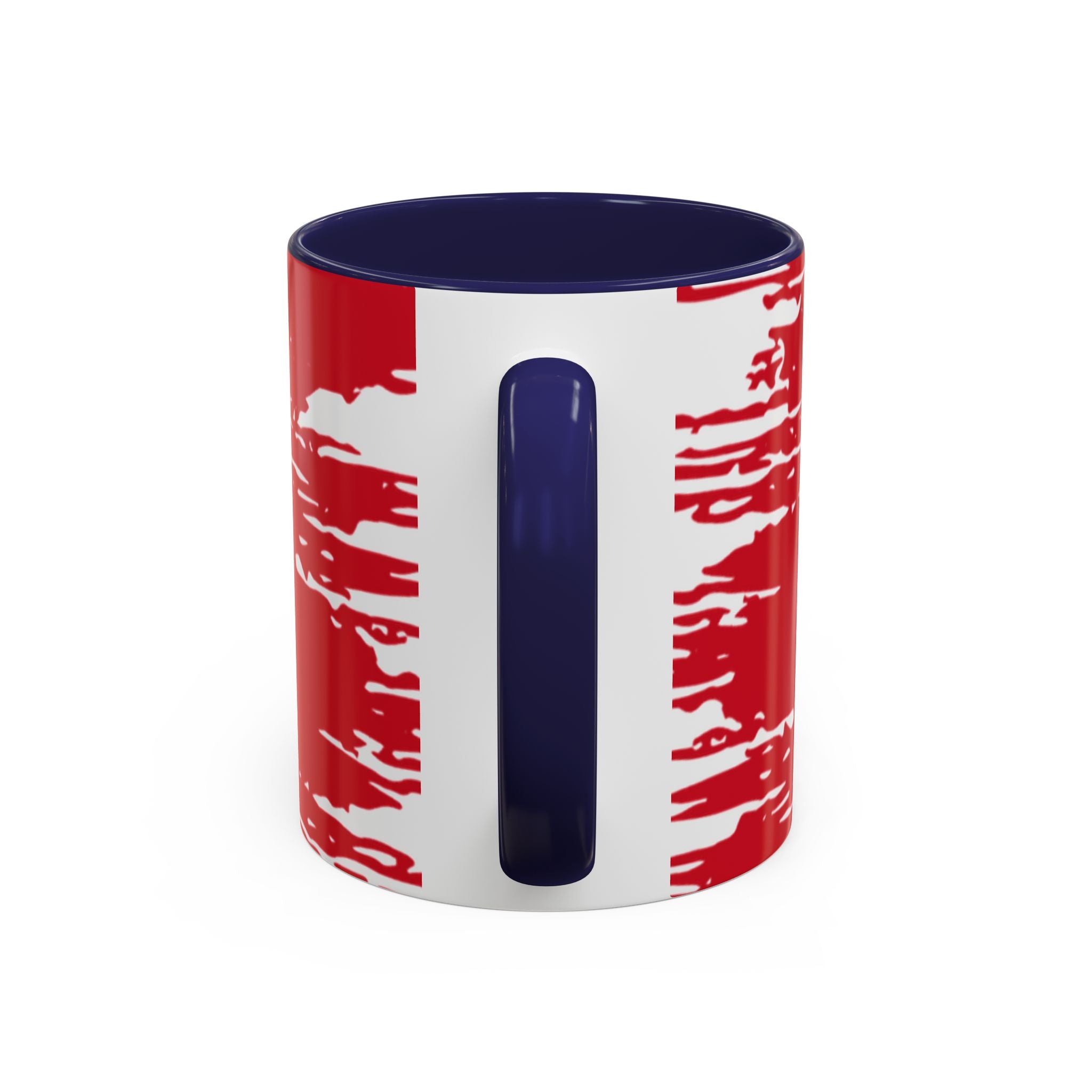 Canada Maple Leaf Accent Coffee Mug – Red Canadian Flag Design (11/15 oz)