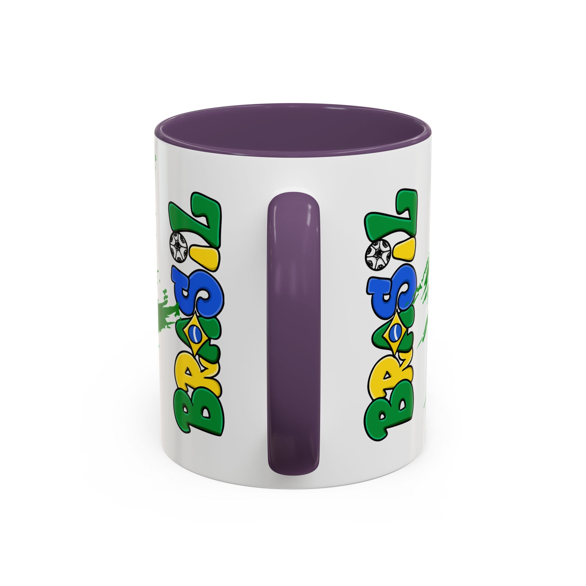Brazil Flag Accent Coffee Mug — Brasil Pride 11/15oz