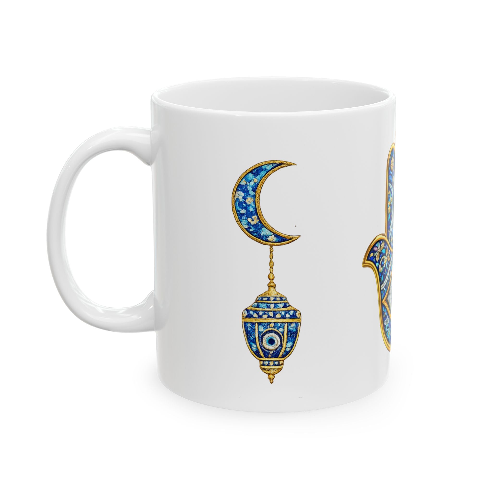 Hamsa Hand Ceramic Mug