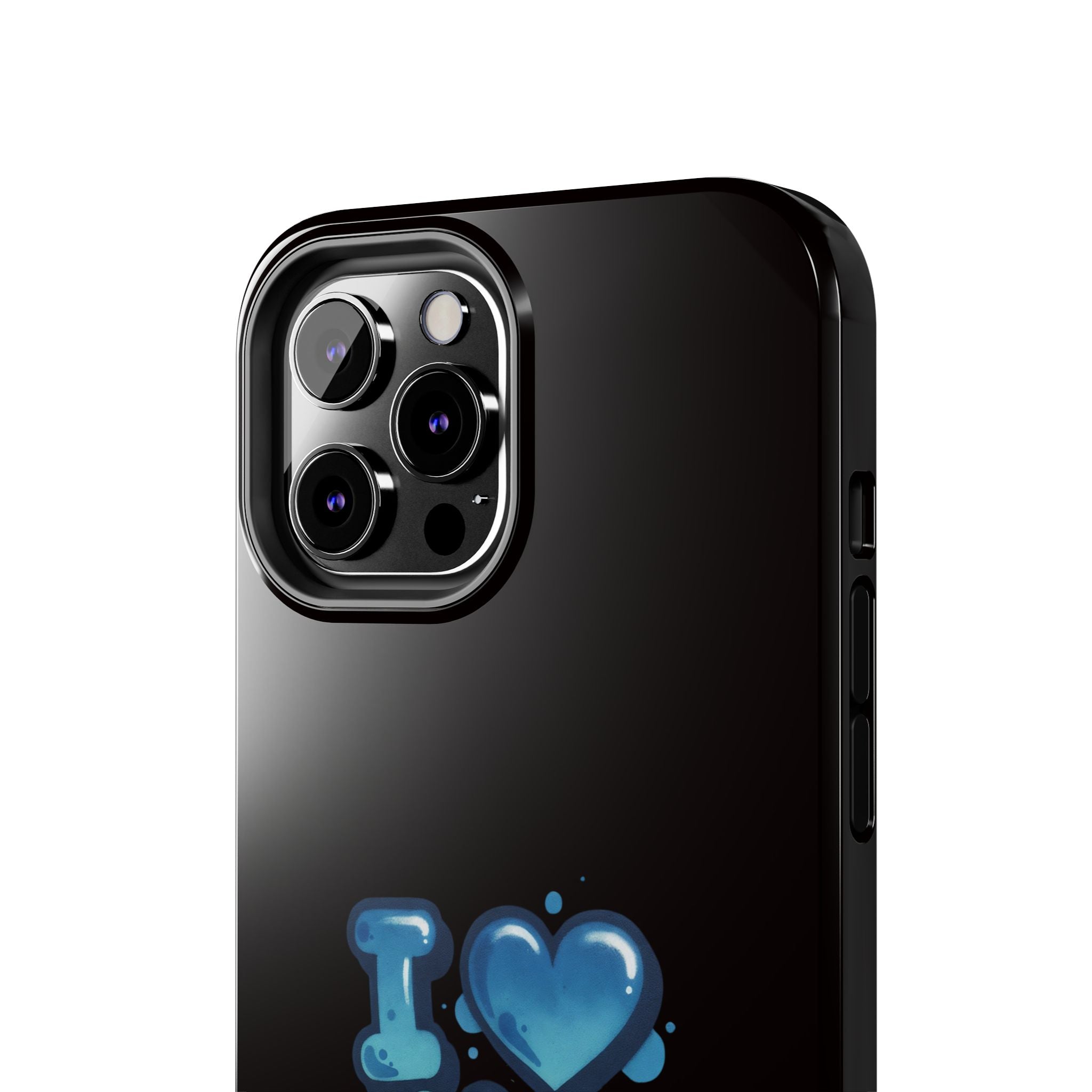 I Love My GF Phone Case — Protective Glossy "I  My GF" Design