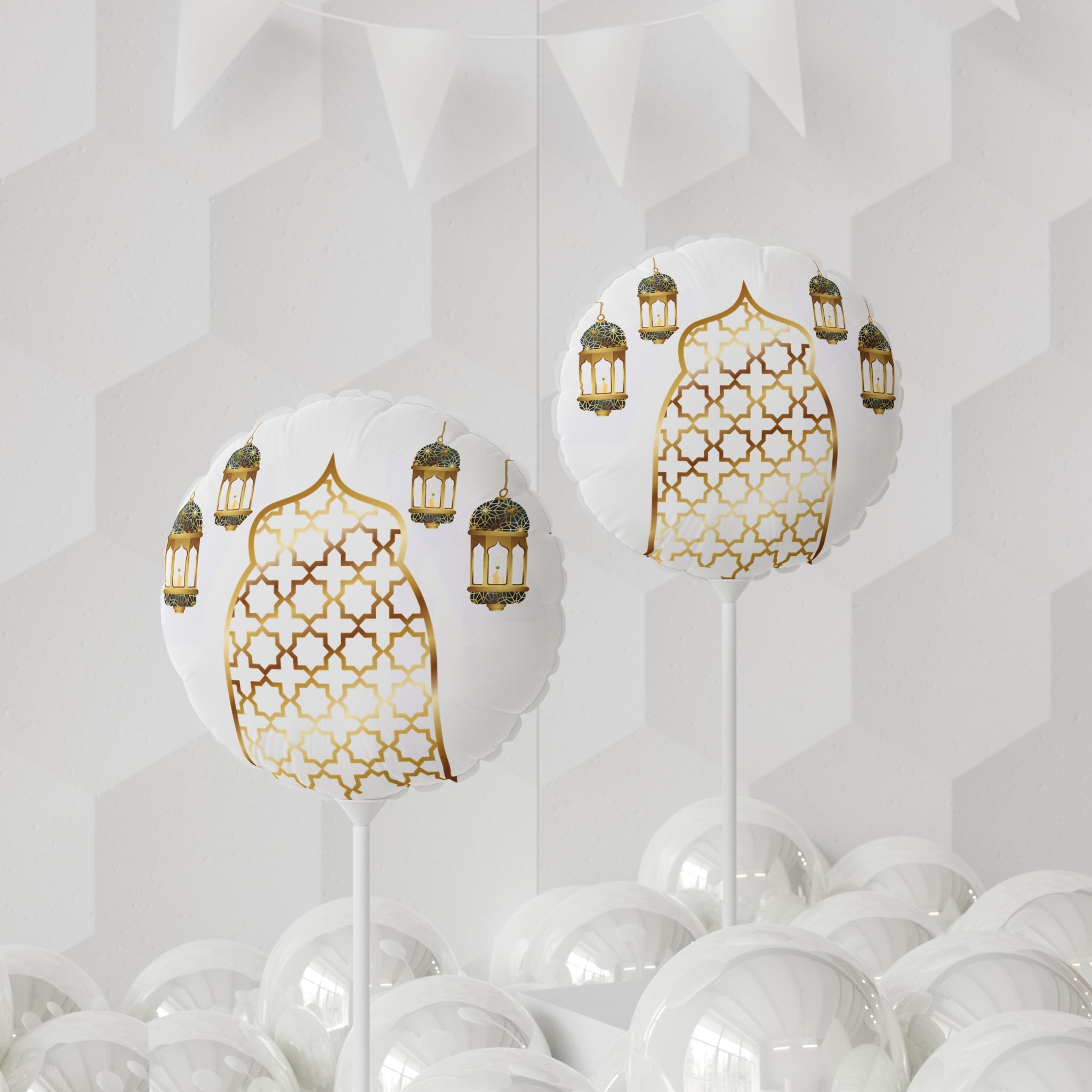 Eid Lantern Pattern 11" Foil Balloon