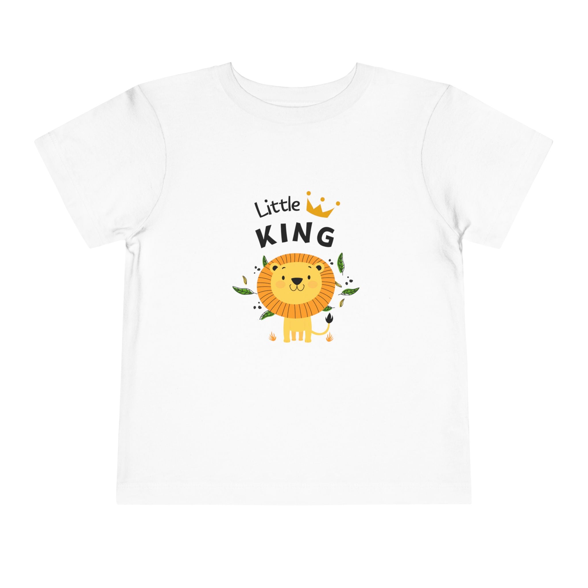 Toddler Tee — "Little King" Lion Graphic
