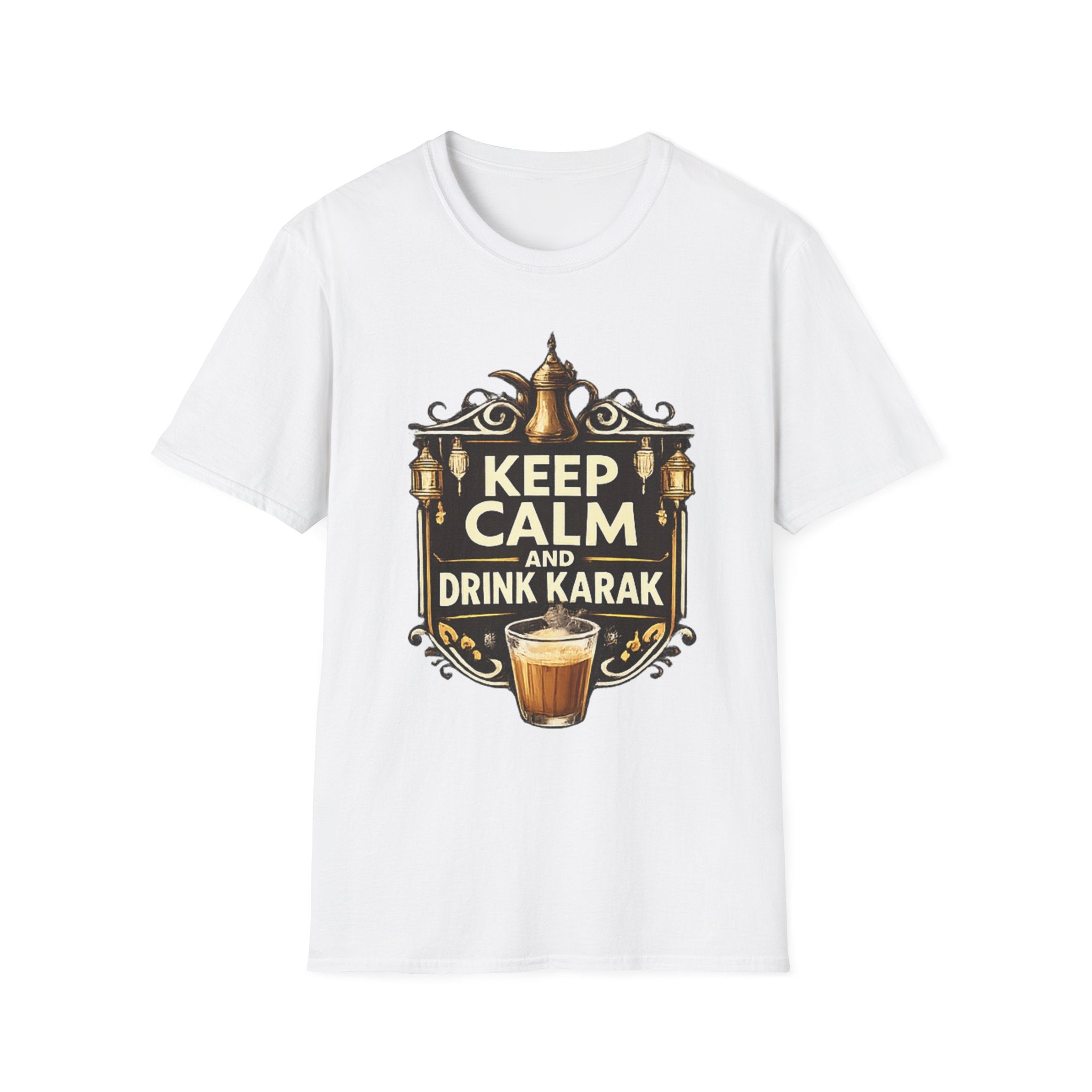 T-Shirt — Keep Calm and Drink Karak Vintage Tea Design