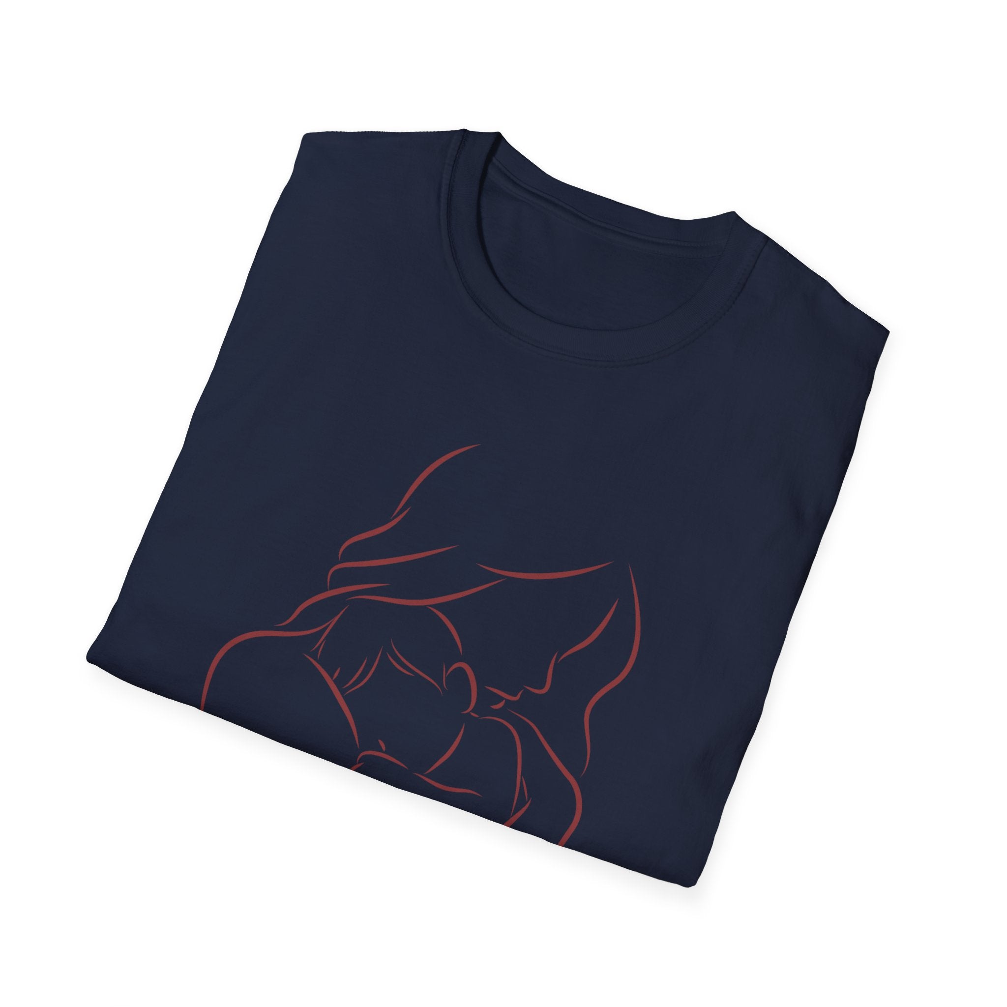 Mother's Day T-Shirt — Minimal Mom and Baby Line Art with "Happy Mother's Day"