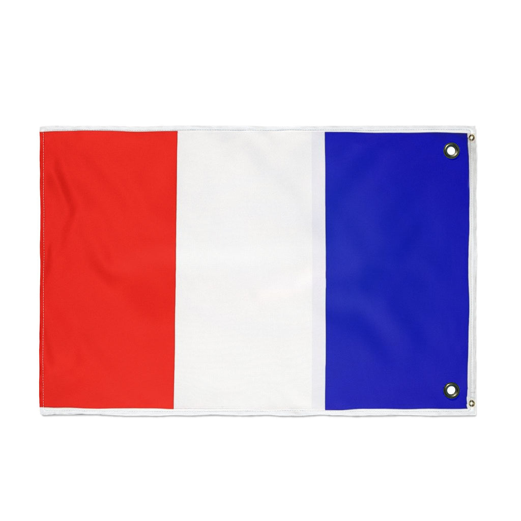 French Flag Double-Sided Garden Flag - Reversible Red White Blue Outdoor Décor
