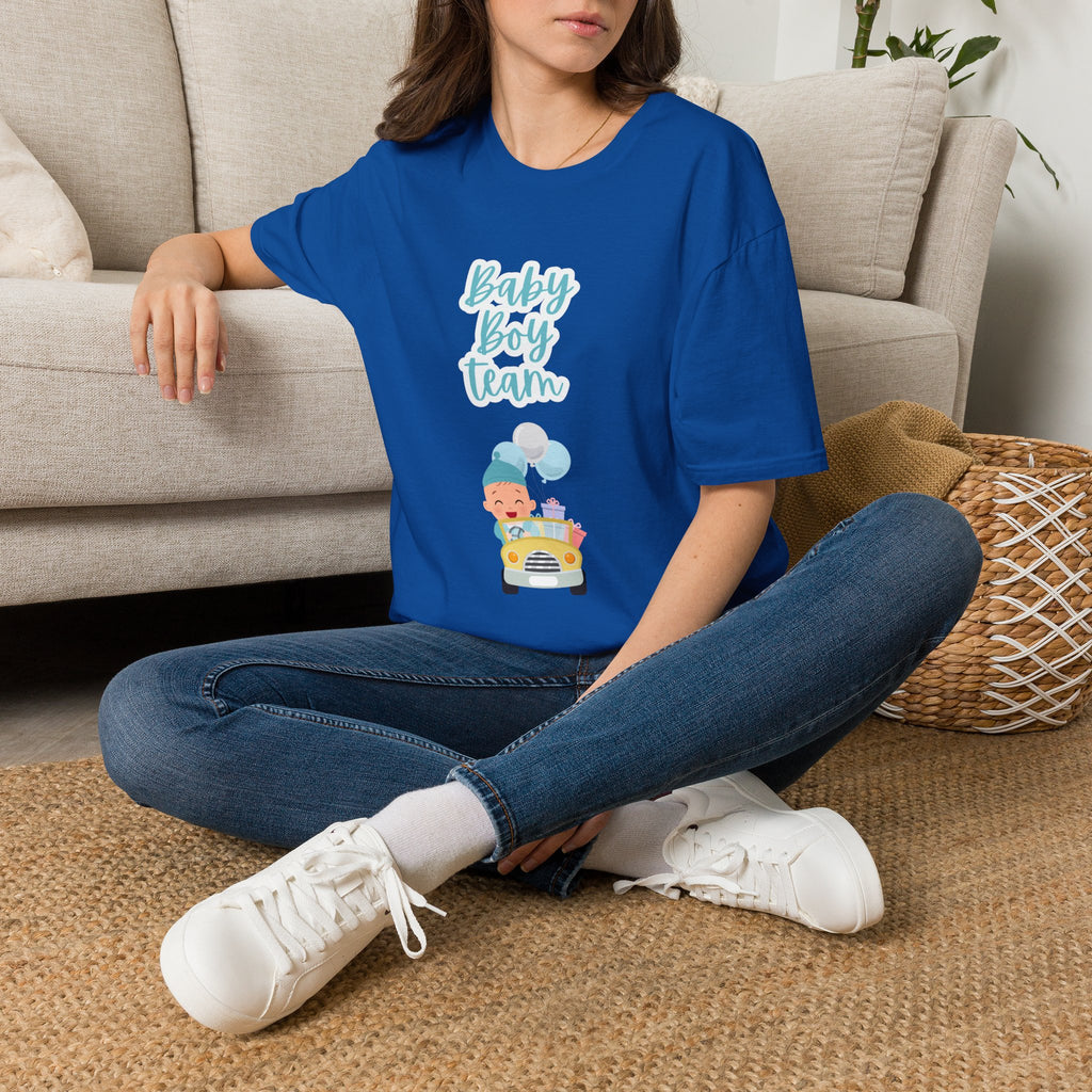 Baby Boy Team T-Shirt — Newborn Announcement / Baby Shower Gift