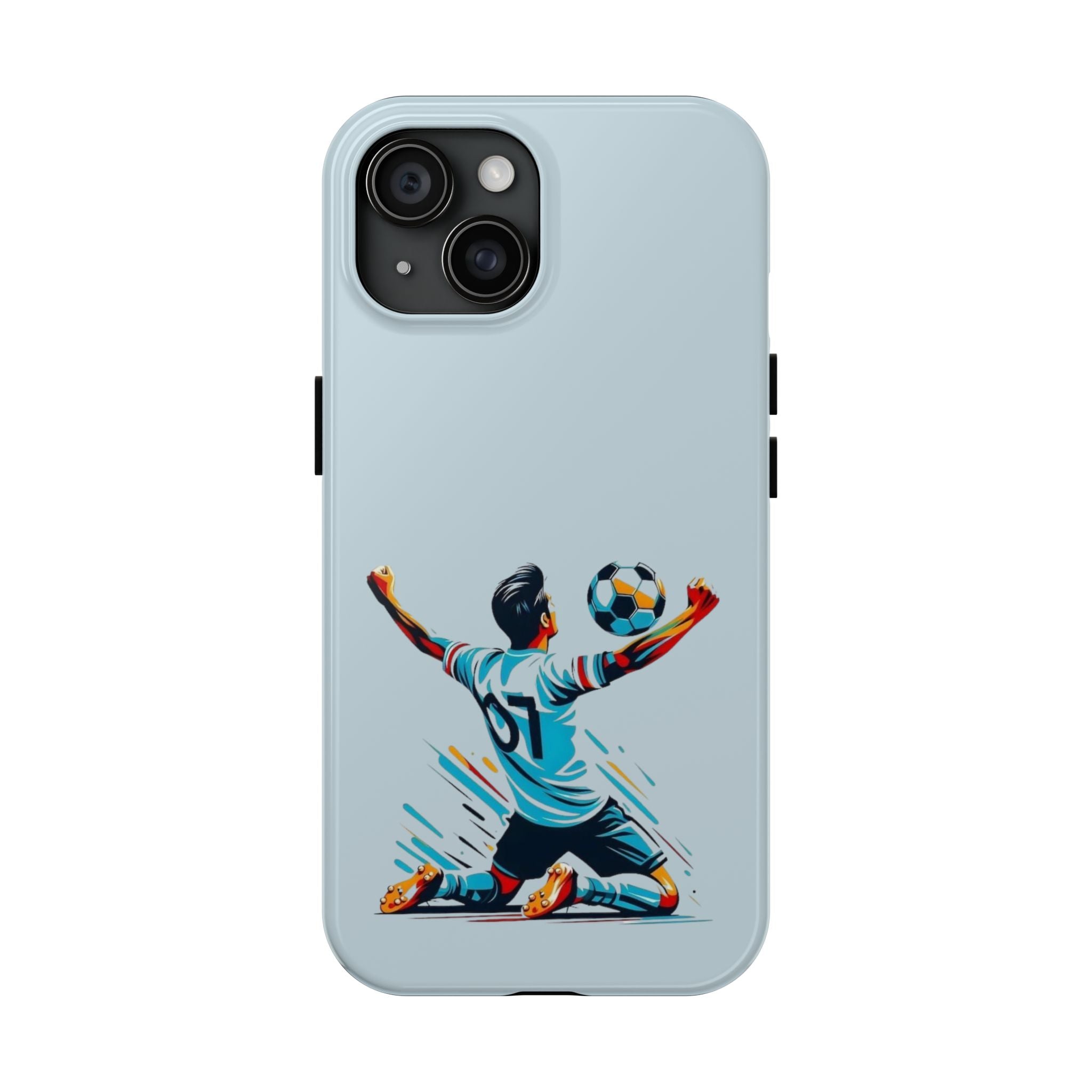 Soccer Celebration Tough Phone Case — Lightweight Protective iPhone Cover