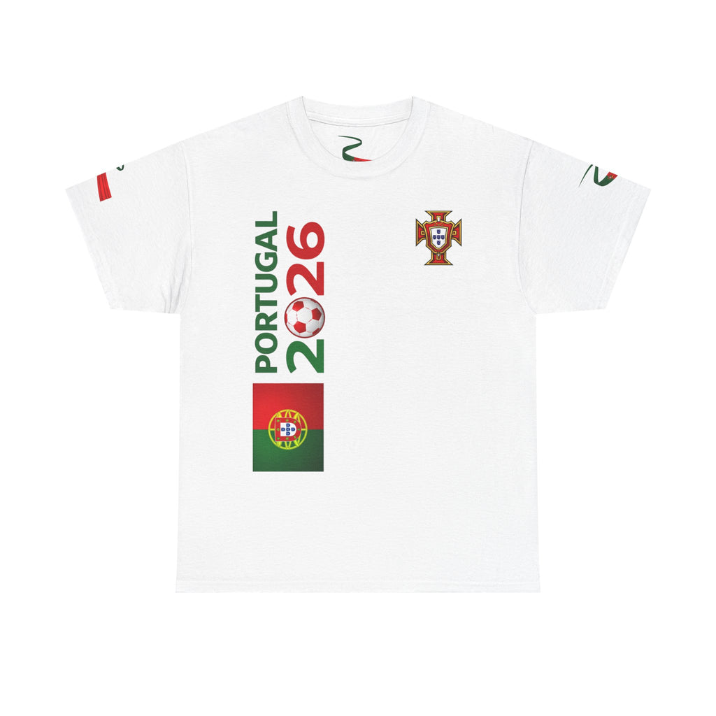 Portugal 2026 Soccer Fan T-Shirt — Map & Flag Cup Supporter Tee
