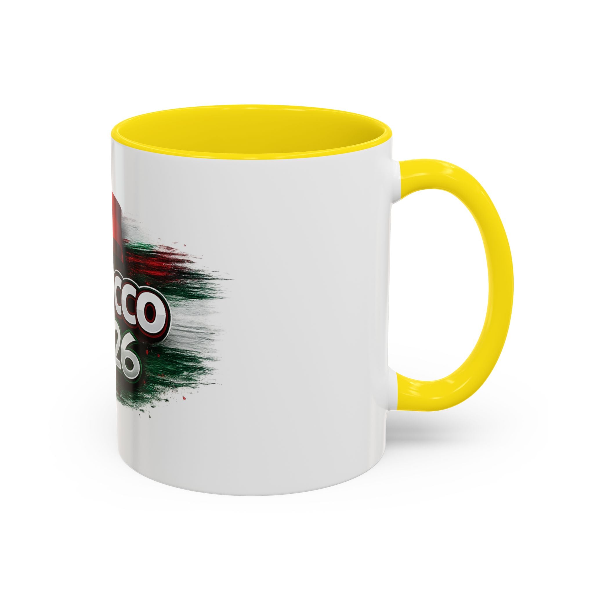 Morocco 2026 Soccer Accent Coffee Mug — Cup Fan Gift