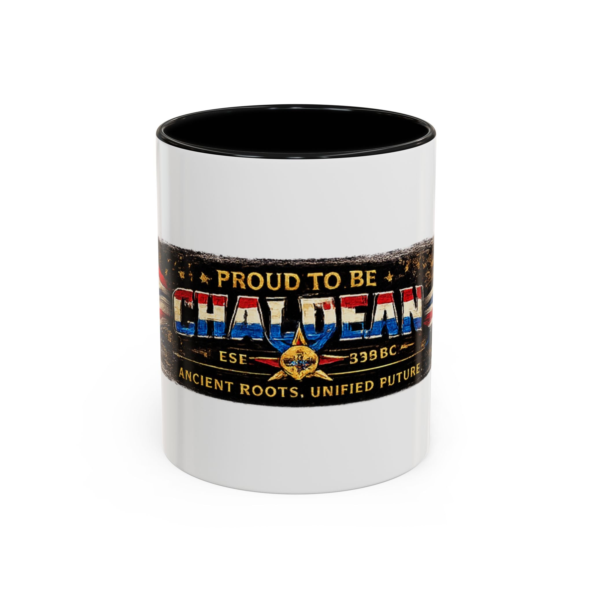 Proud to Be Chaycean Accent Coffee Mug — Island Roots Flag Design (11oz)