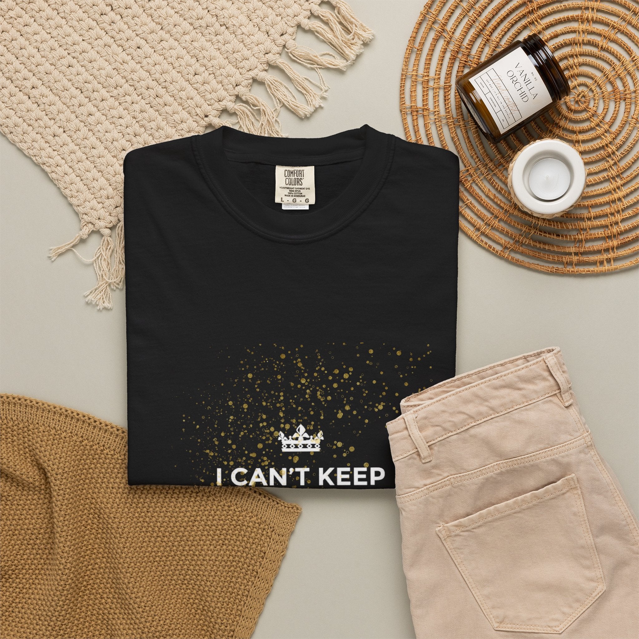 Birthday Tee — "I Can't Keep Calm It's My Birthday" Garment-Dyed T-Shirt