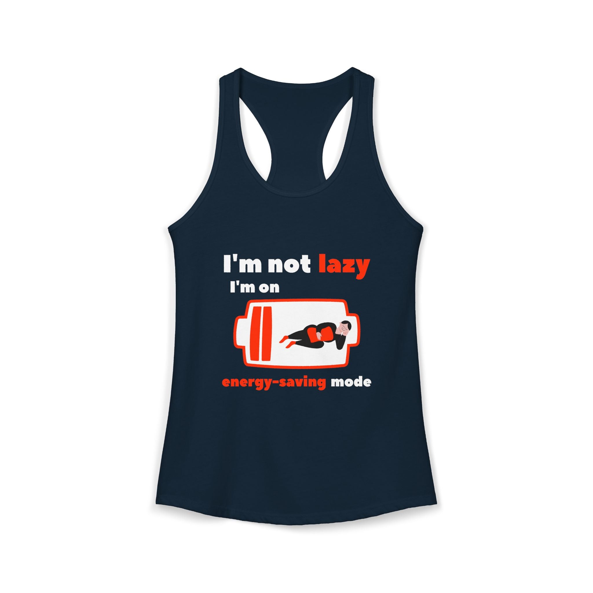 I am not lazy Women's Ideal Racerback Tank