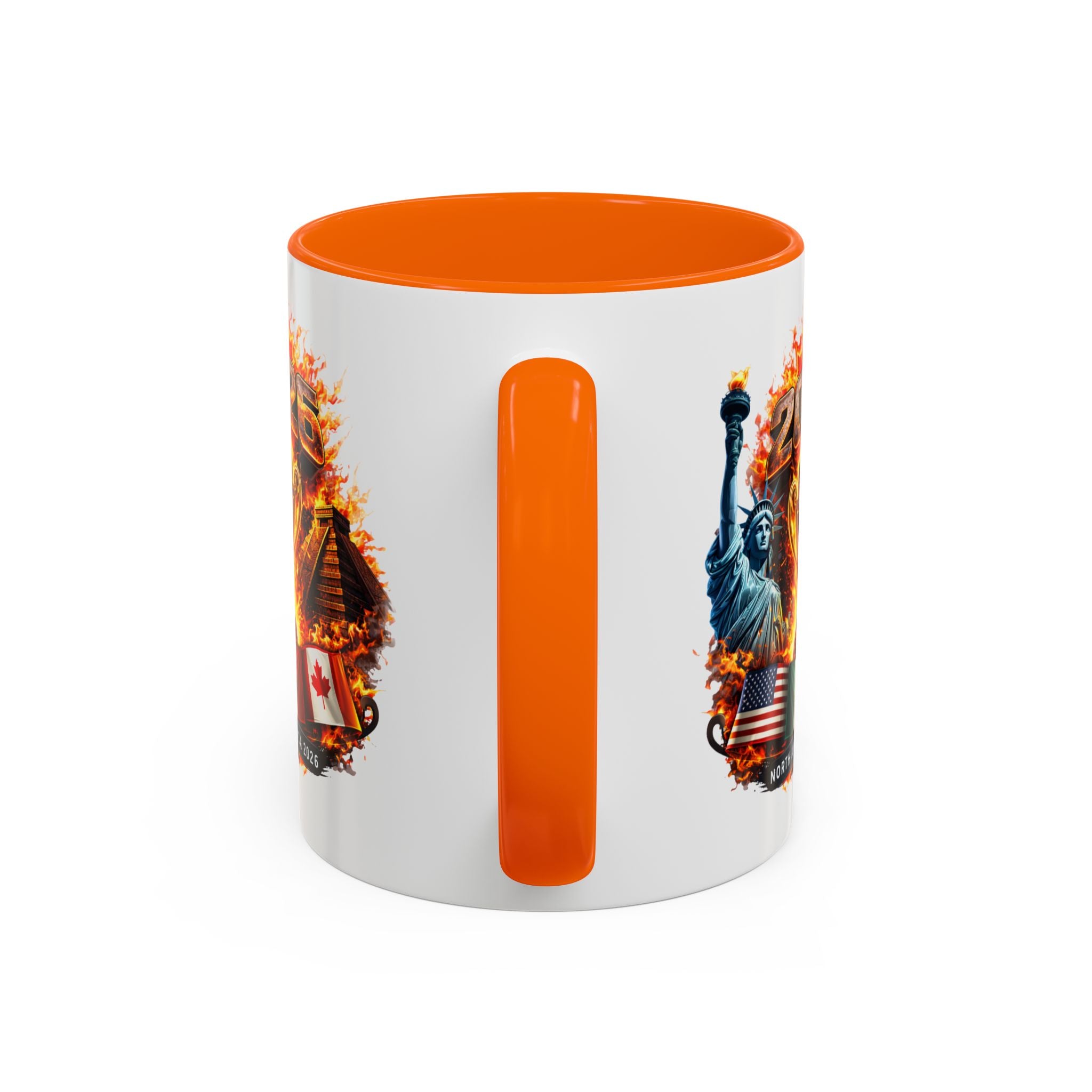 2026 North America Championship Coffee Mug — Trophy & Flags Accent Mug
