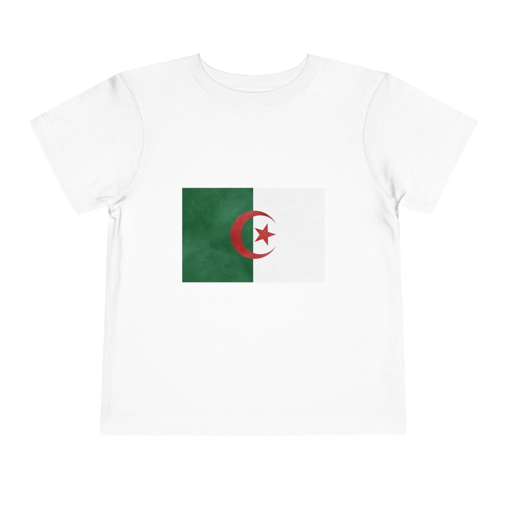Algeria Toddler Tee — Algeria Flag Kids Shirt | Algerian Pride Baby T‑Shirt