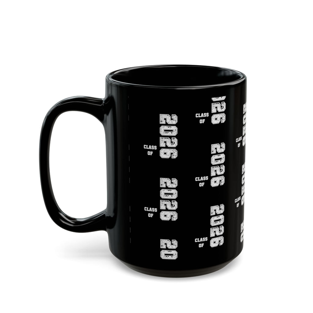 Class of 2026 Black Graduation Mug – 11oz & 15oz Ceramic