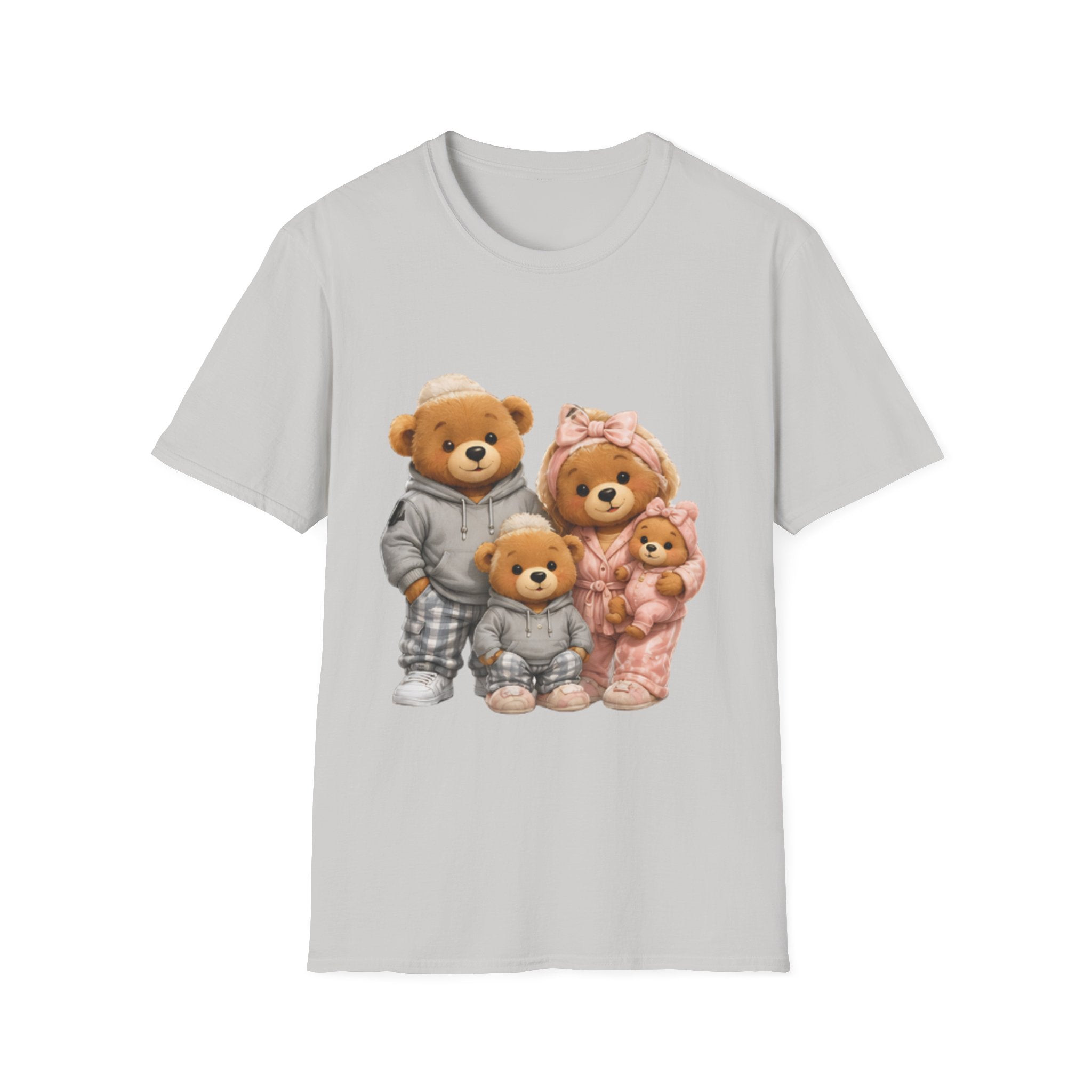 Teddy Bear Family unisex T‑Shirt — Cute Cozy Bears Graphic Tee for Parents & Kids