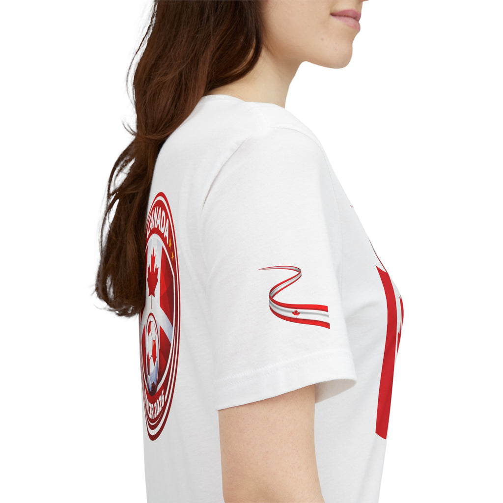 Canada Soccer T‑Shirt – Canadian Flag & Crest Soccer 2026 Jersey