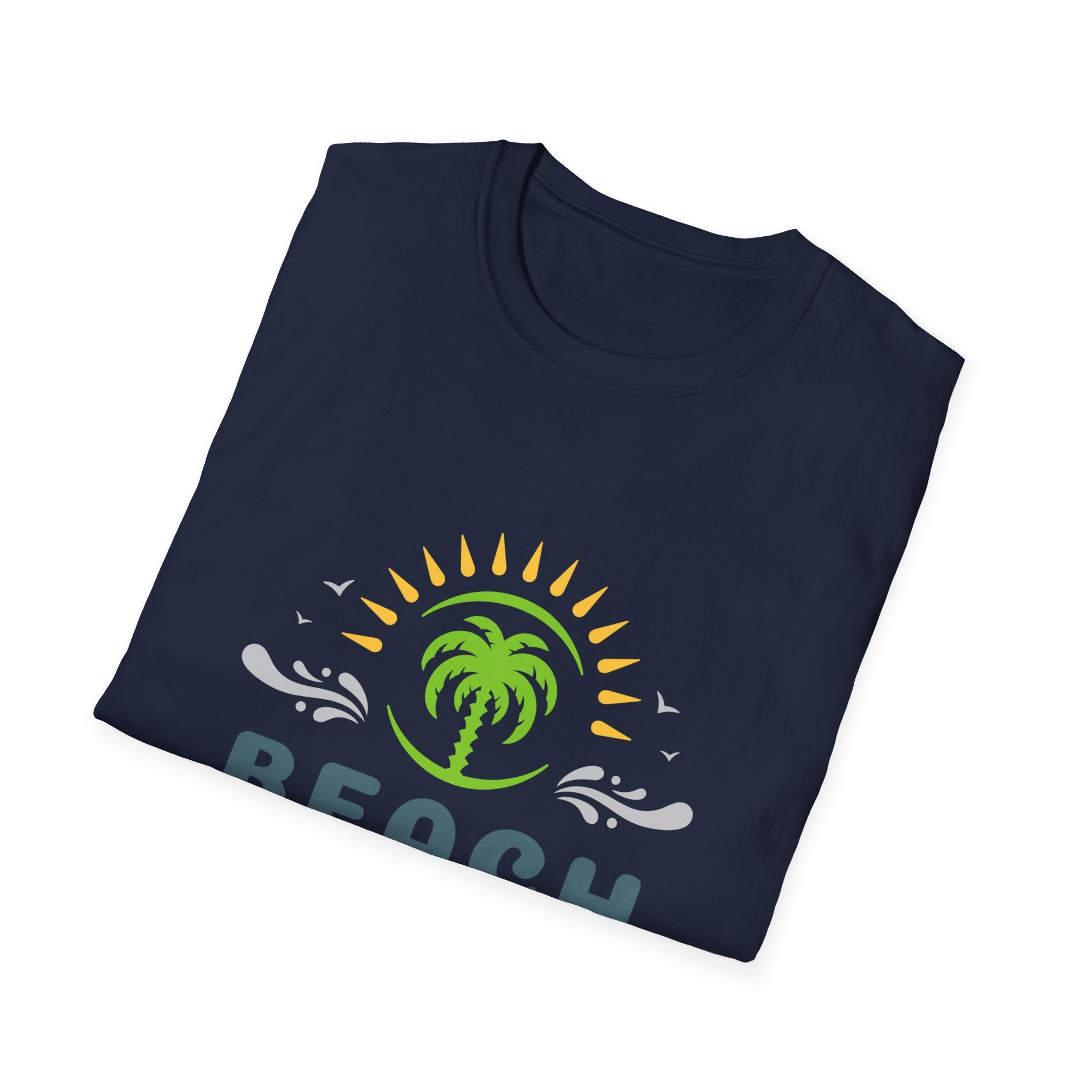 Beach Vacation T-Shirt — Palm Tree Sunset Graphic Tee