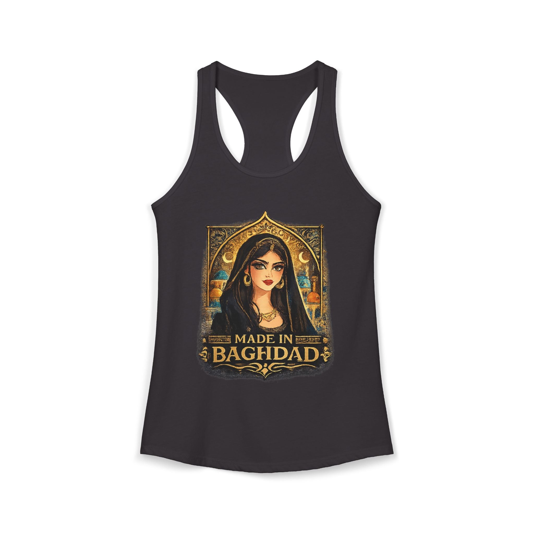 Women's Ideal Racerback Tank made in baghdad