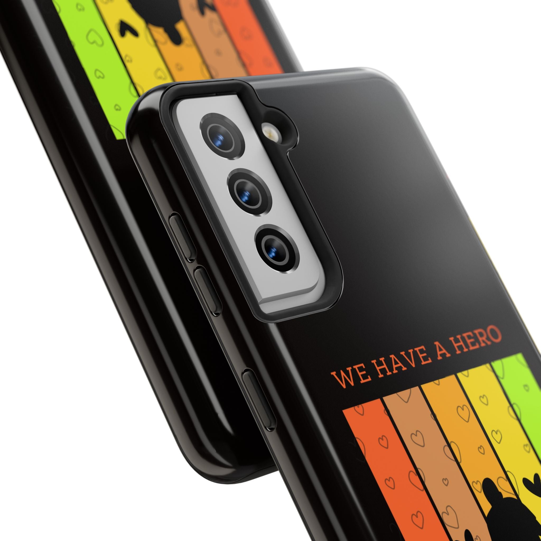 Hero Dad Phone Case - "We Have A Hero We Call Him Dad" Protective Tough Case