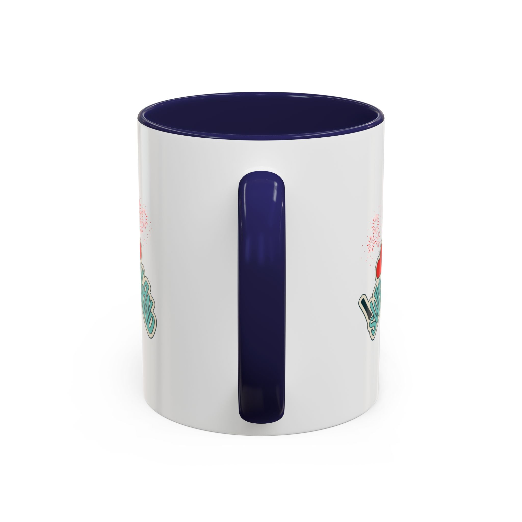 Switzerland Flag Accent Coffee Mug – I  Switzerland Travel Souvenir