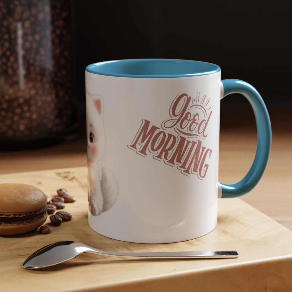 Good Morning Cute Kitten Coffee Mug