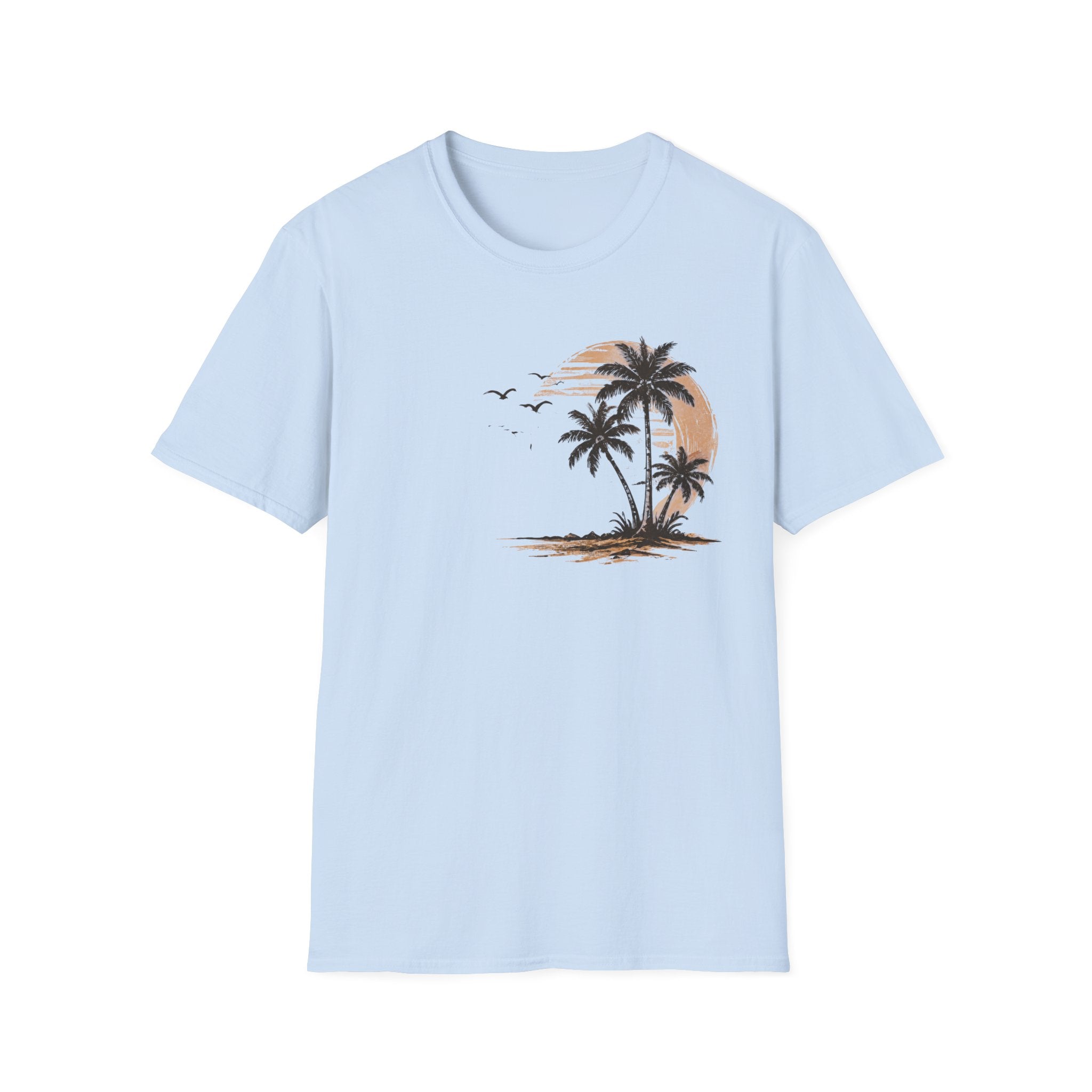 Sunset Palm Beach Uni Sex T-Shirt