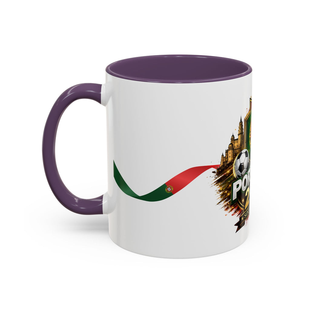 Portugal 2026 Soccer Mug – Portugal Flag & Crest Accent Coffee Cup