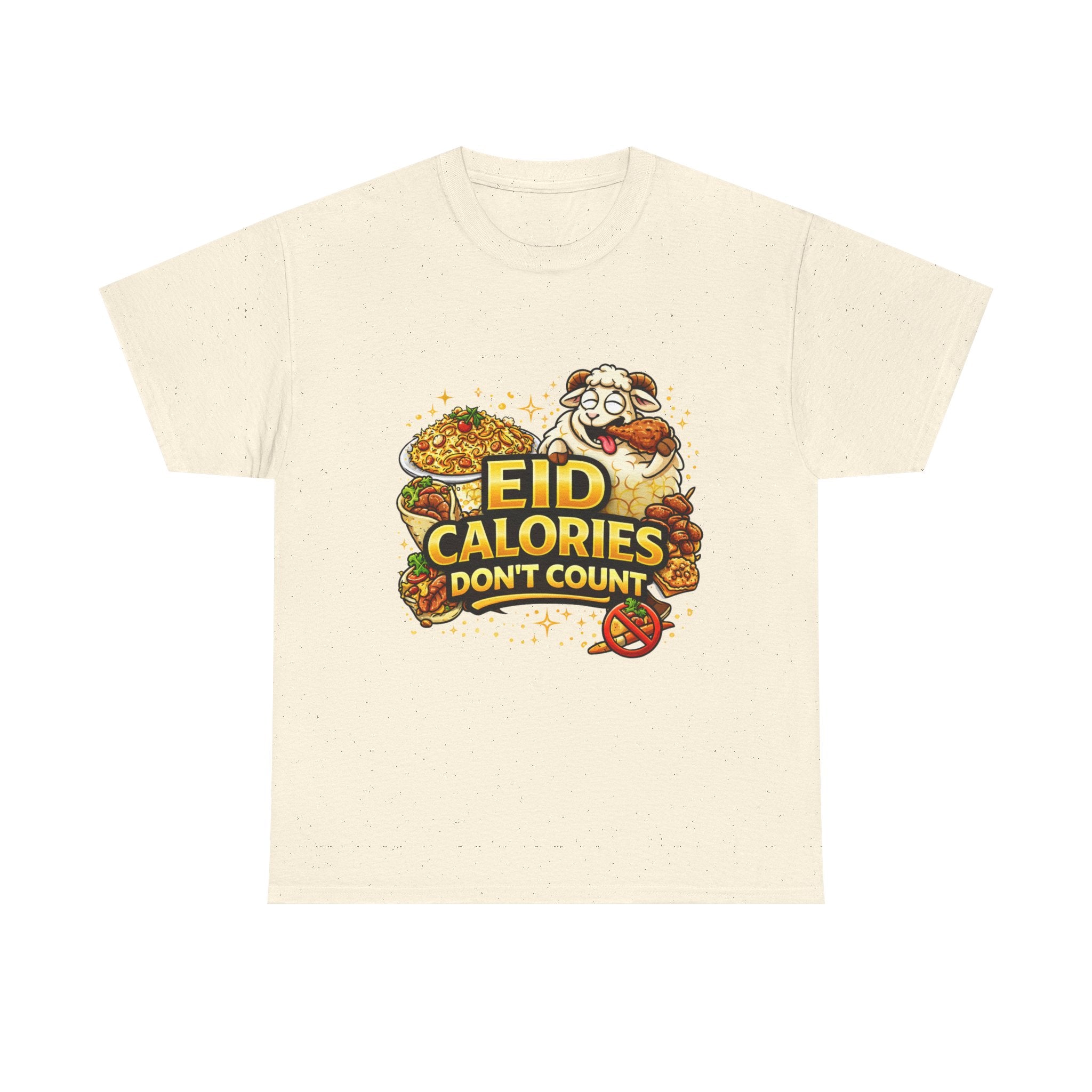 Eid Calories Don't Count Tee — Funny Eid Shirt for Ramadan Celebrations