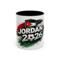 Jordan 2026 Soccer Accent Coffee Mug – Jordan Flag Football Fan Gift (11/15oz)