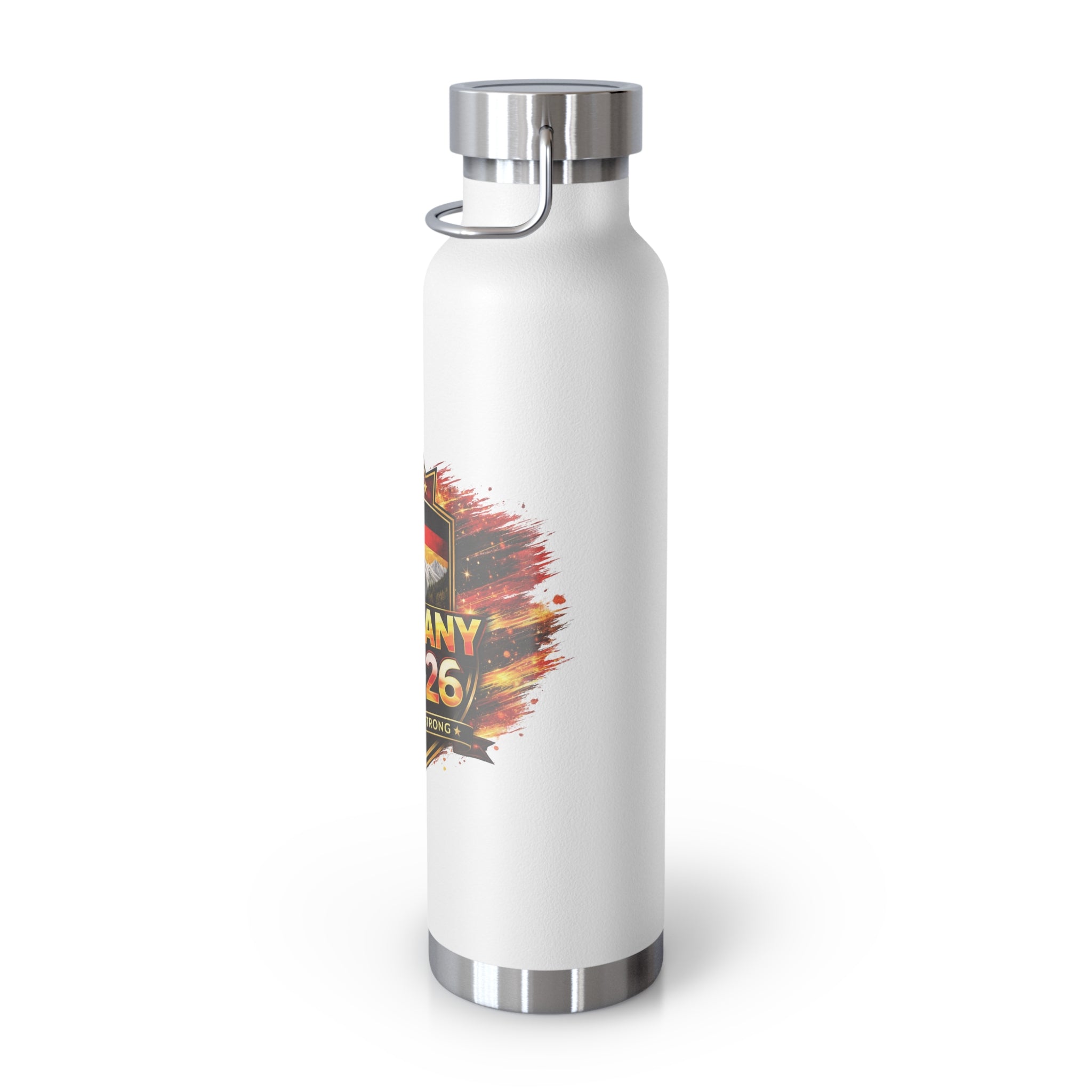 Germany 2026 Soccer Fan Water Bottle — 22oz Insulated