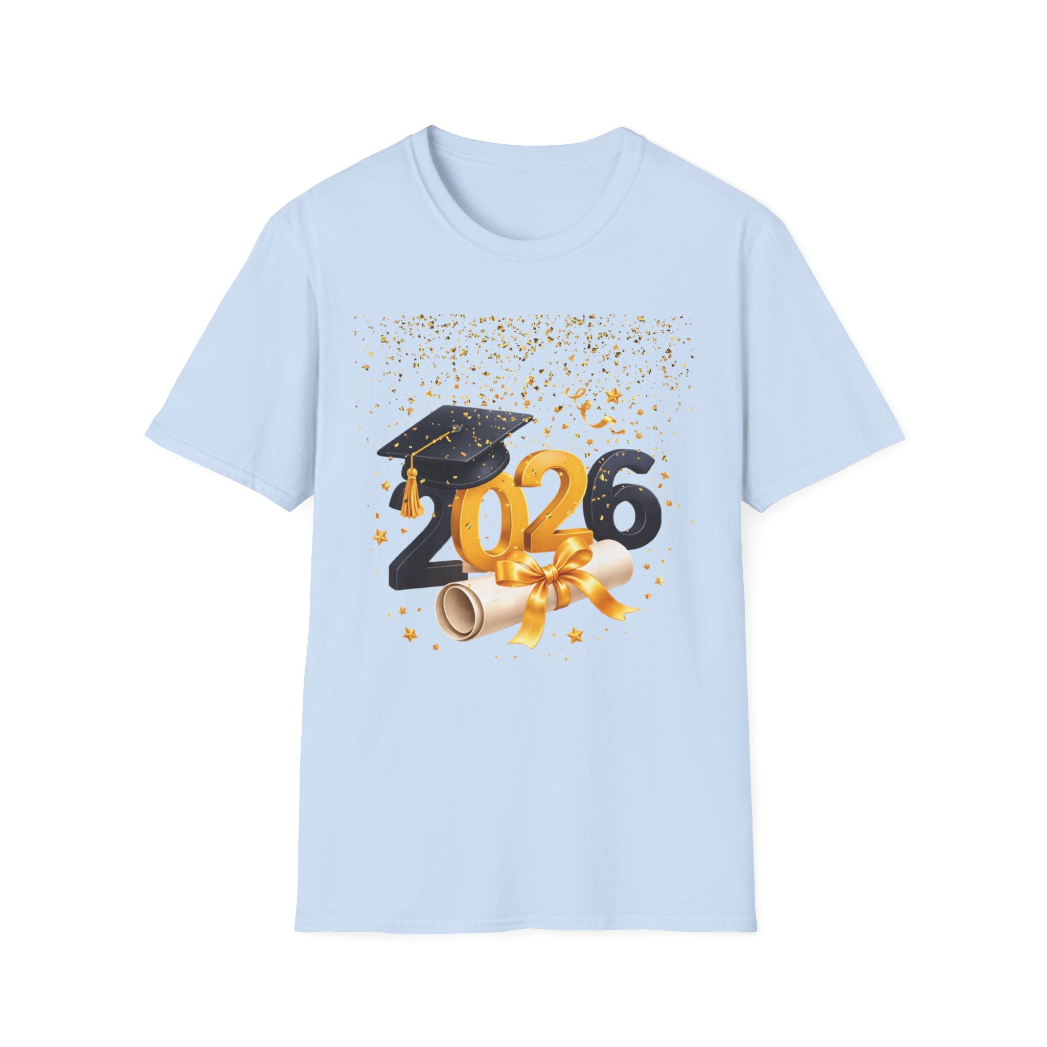 2026 Graduation T-Shirt – Class of 2026 Cap & Diploma Celebration Tee