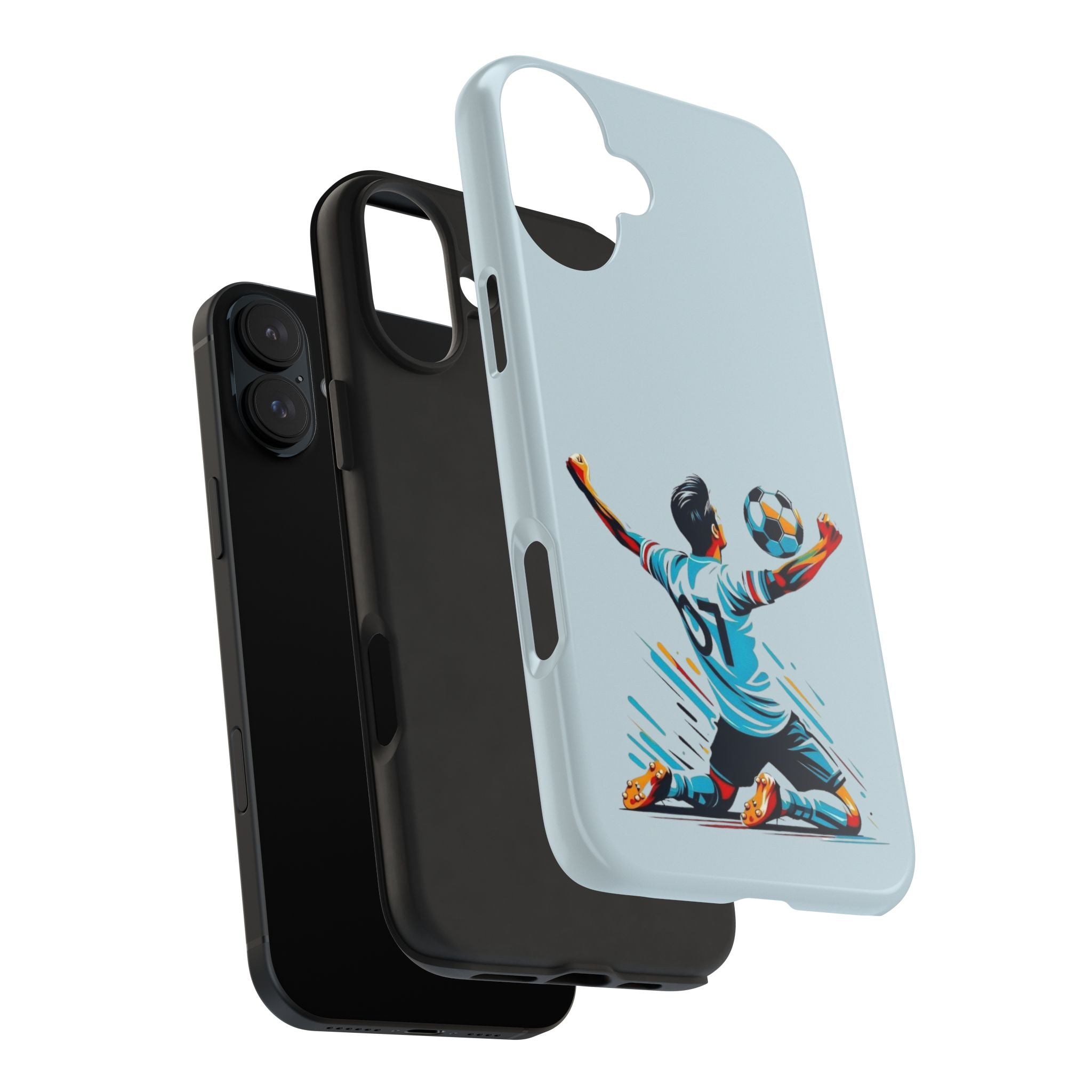 Soccer Celebration Tough Phone Case — Lightweight Protective iPhone Cover
