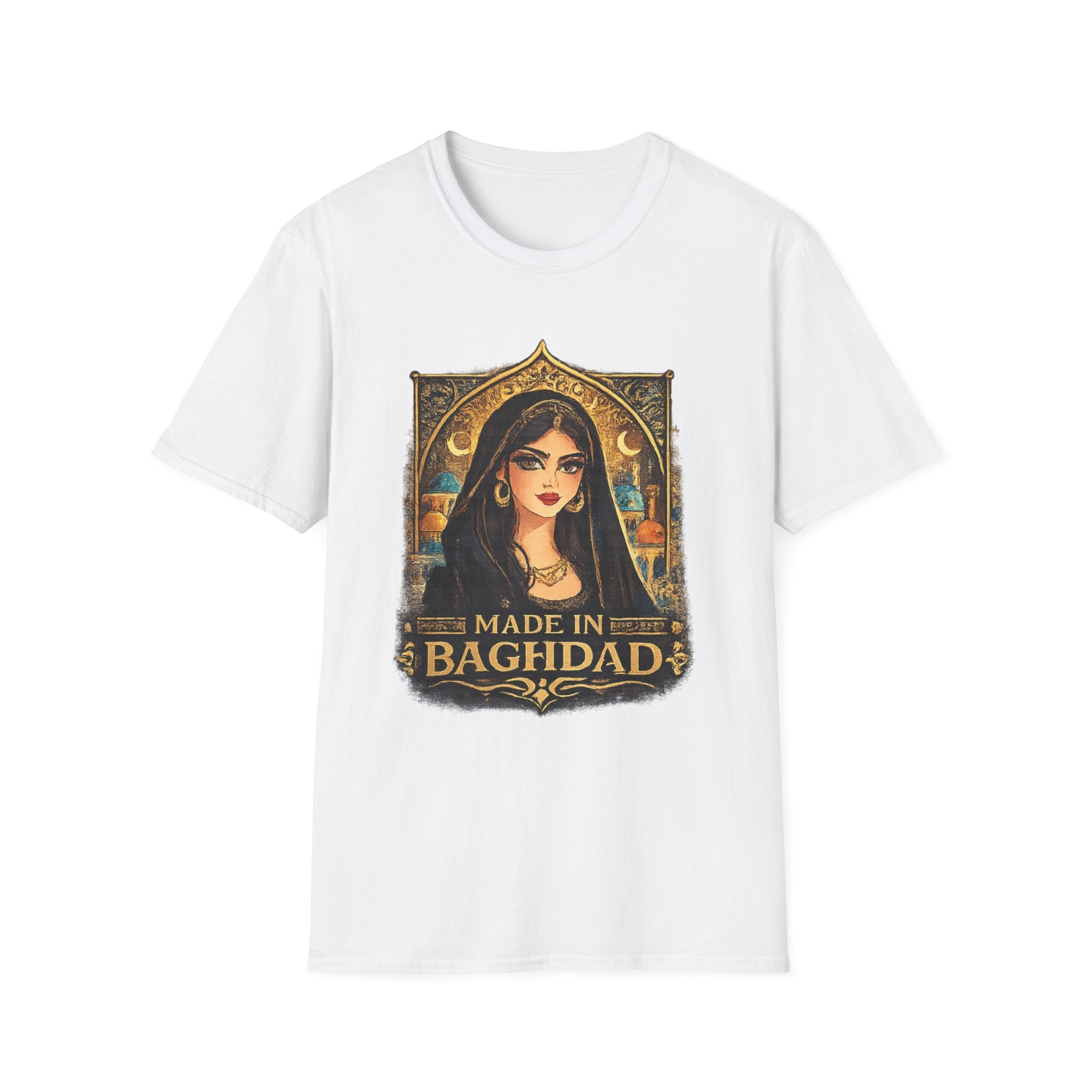 Made in Baghdad T-Shirt — Vintage Arabian Woman Graphic Tee