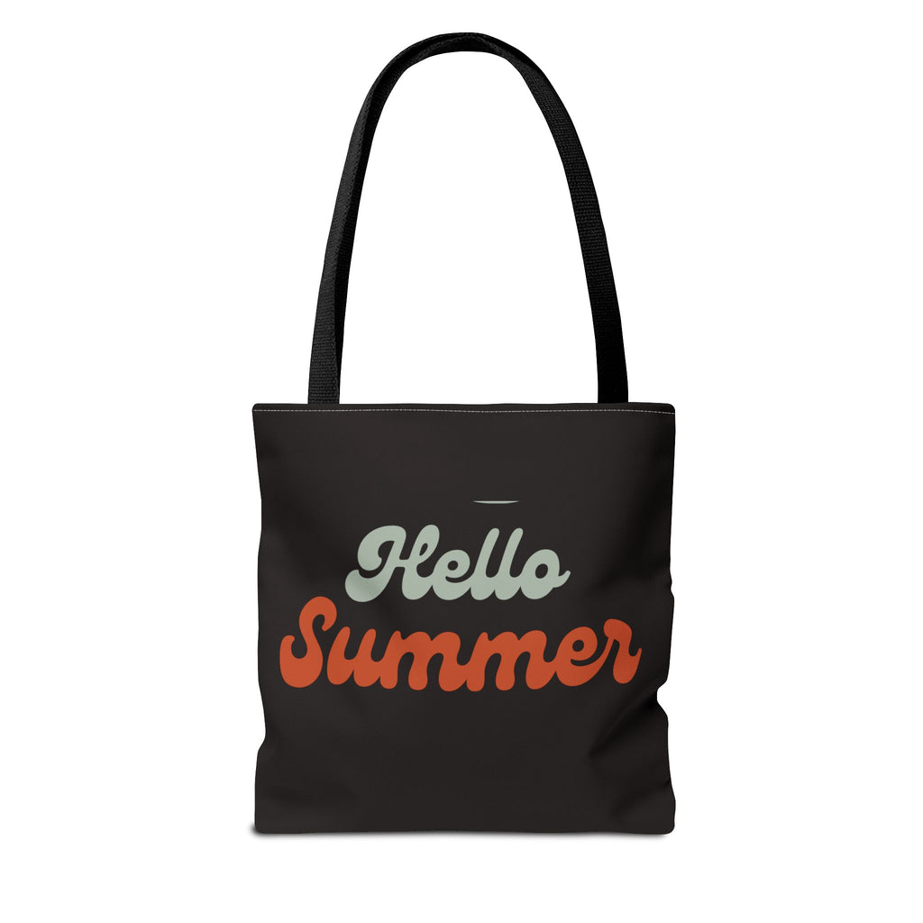 Hello Summer Skeleton Tote Bag — 'Salt Licked Memories' Beach Graphic