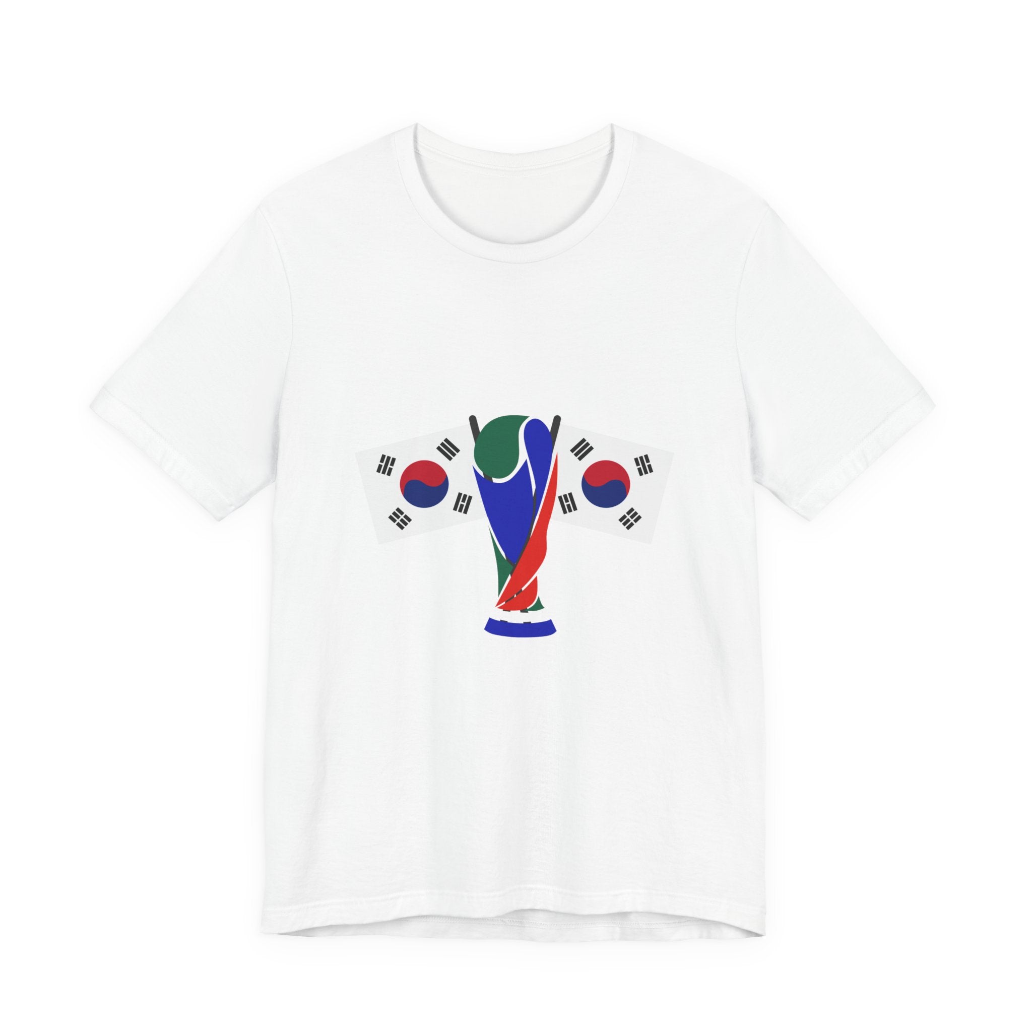 USouth Korea nisex Jersey Short Sleeve Tee
