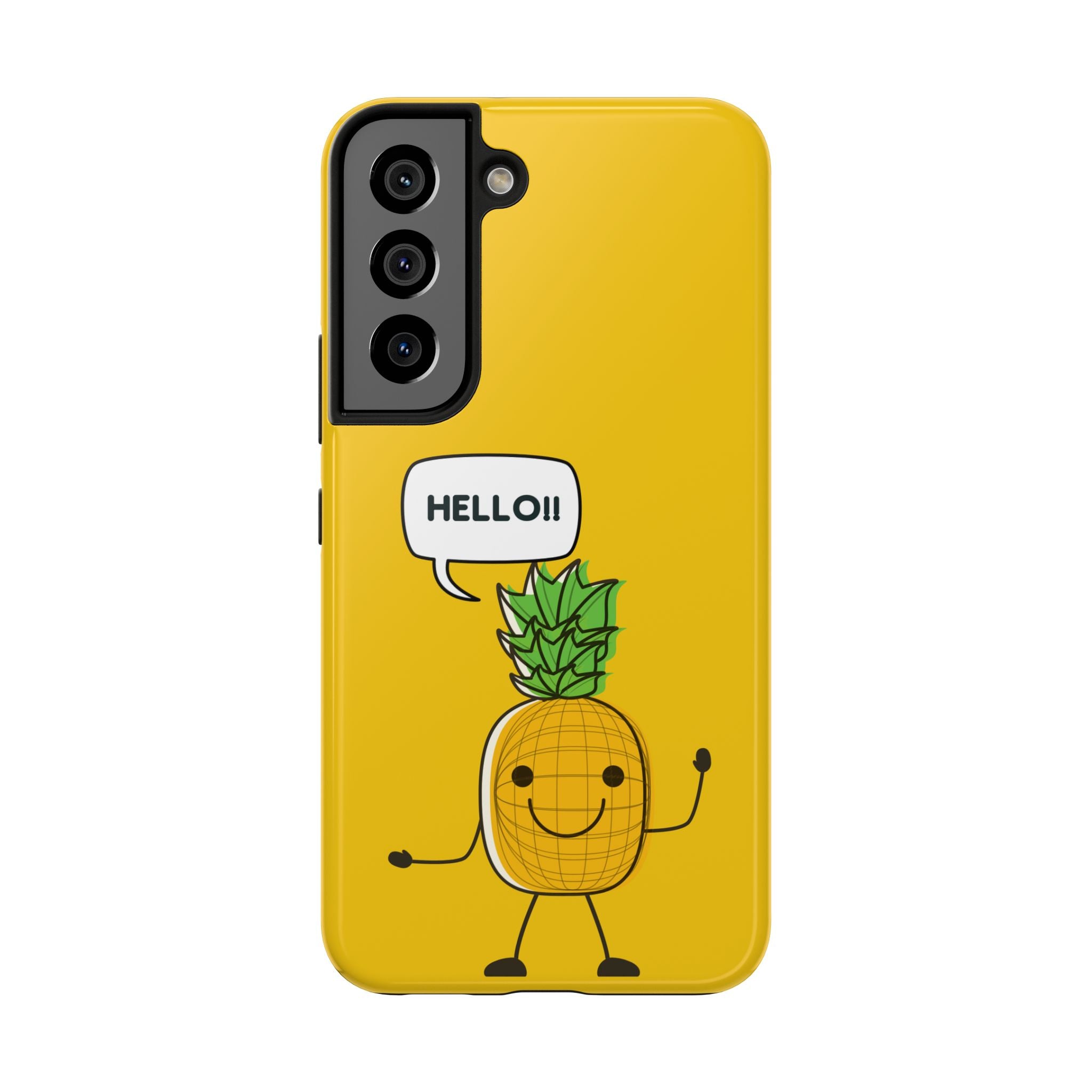 Pineapple 'HELLO!!' Tough Phone Case