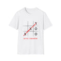 T-Shirt — Tic-Tac-Toe Graphic Tee “Maybe Tomorrow”