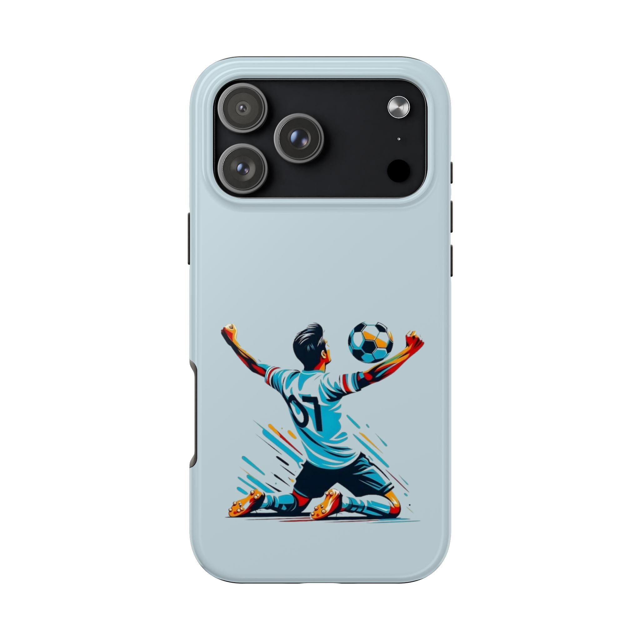 Soccer Celebration Tough Phone Case — Lightweight Protective iPhone Cover